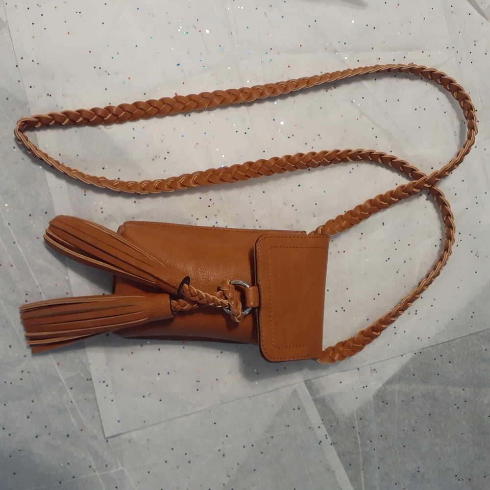 Small brown pouch